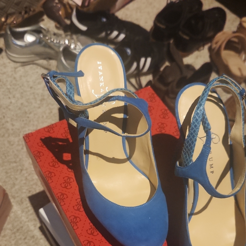 Ivanka Trump Blue Heels